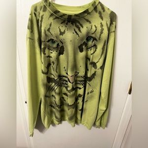 Just don long sleeve spray tiger shirt 2X